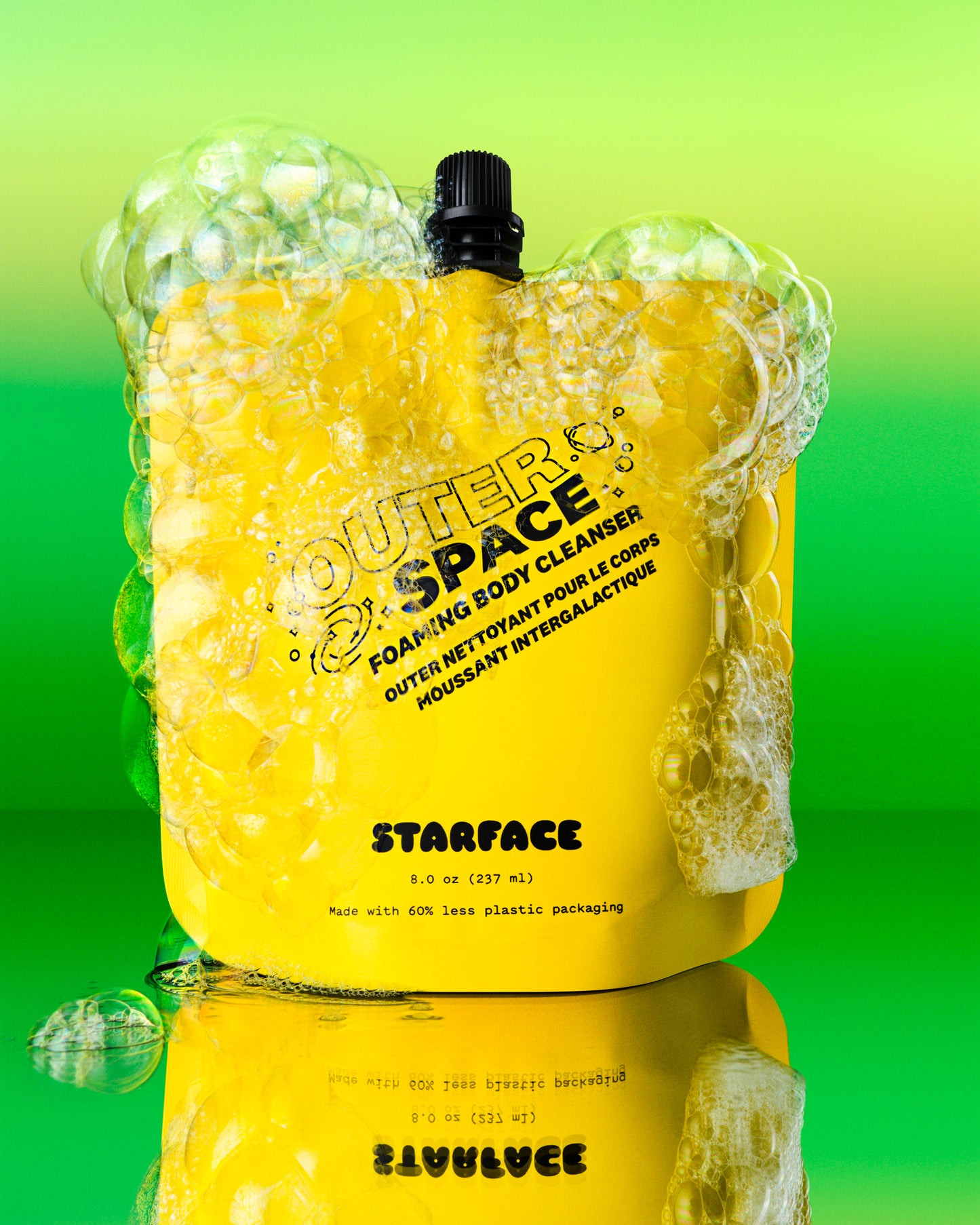 outer space foaming body cleanser