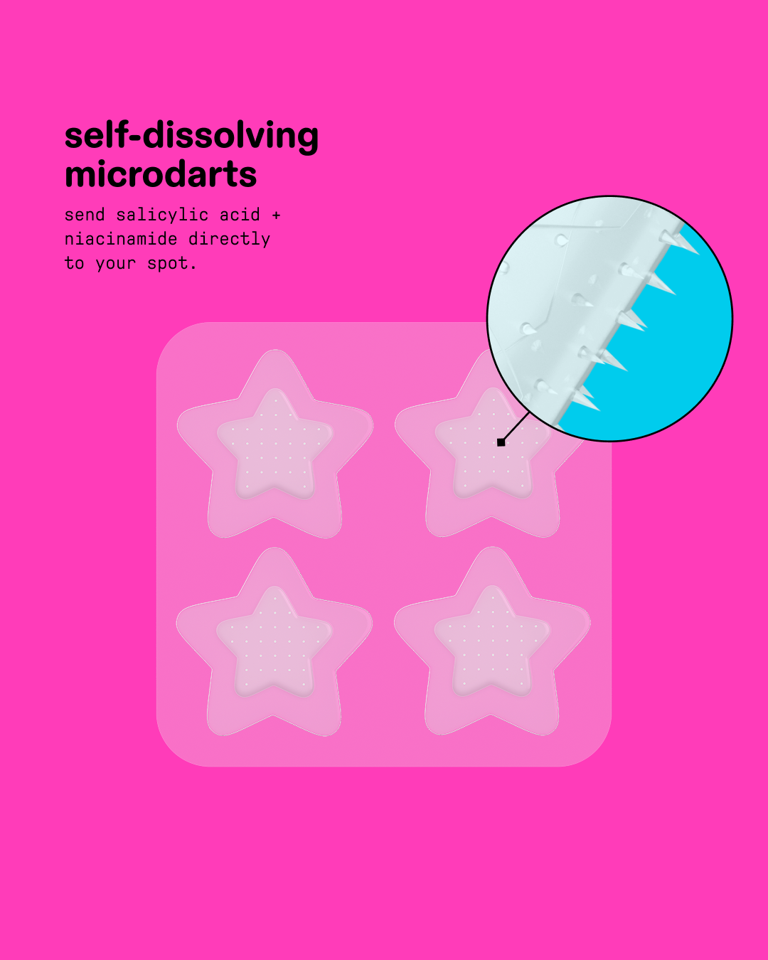 hydro-star® microdarts + salicylic acid