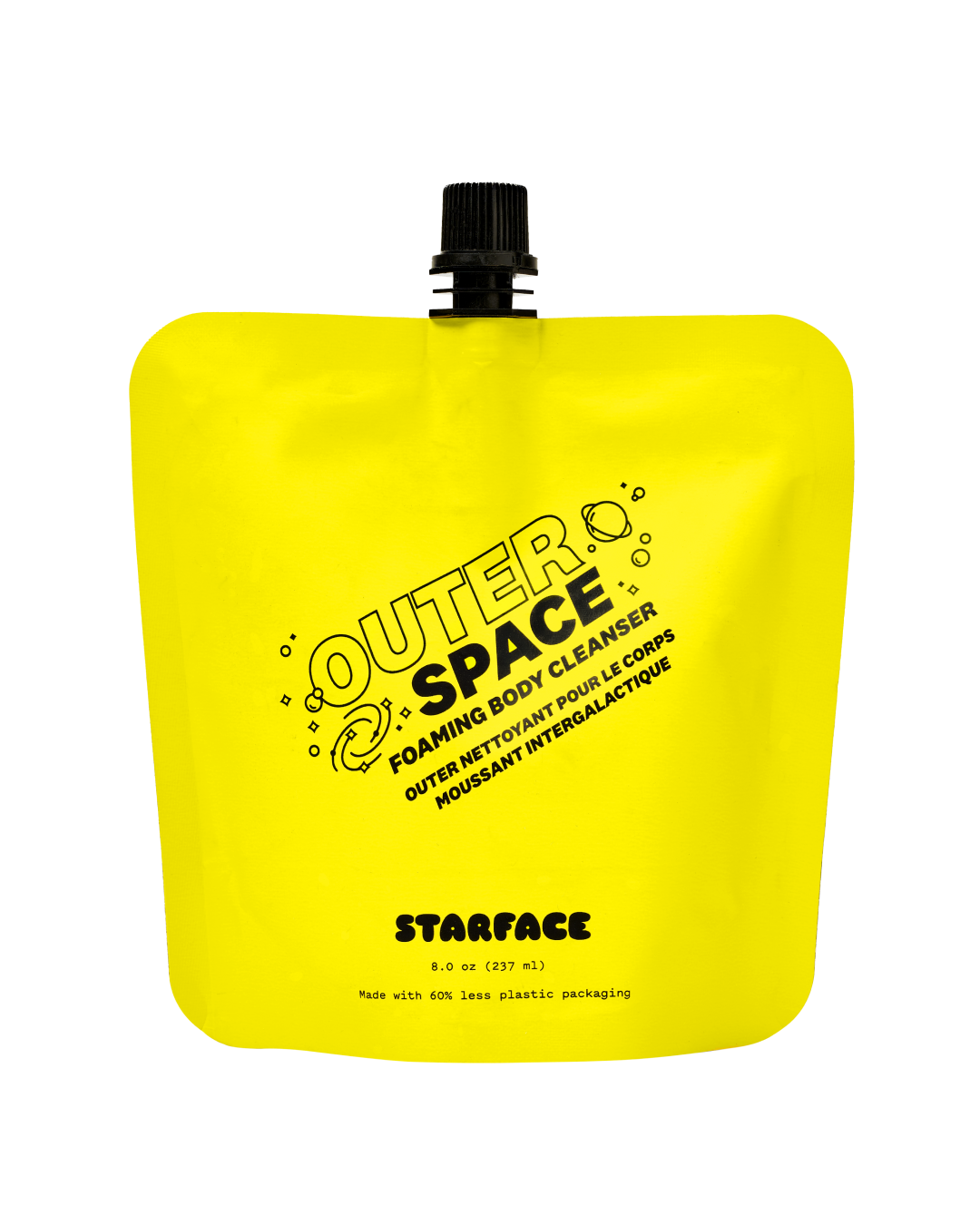 outer space foaming body cleanser